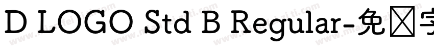 D LOGO Std B Regular字体转换